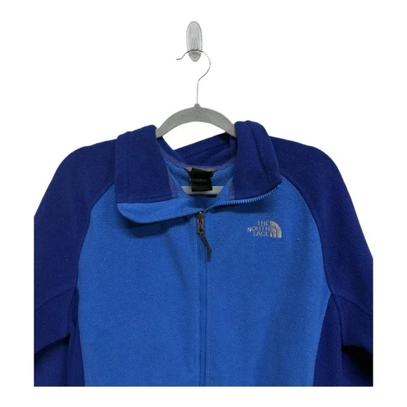 The North Face Mens Blue Tibesti Jake Full Zip Fleece Jacket Size Medium - Picture 2 of 6